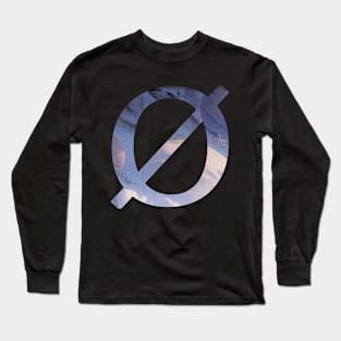 Empty Set Sign Atheism Long Sleeve T-Shirt